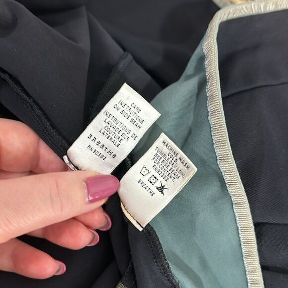 Prana Contrast Trim Track/Suit Lounge Set Hoodie Pants In Black Size S/XS - Picture 6 of 11